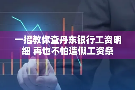 一招教你查丹东银行工资明细 再也不怕造假工资条